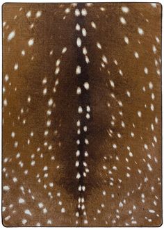 Spotted Hide - Sienna Cabin Rug Adobe Interior, Cabin Rugs, Deer Hide, Tufted Leather, Printed Carpet, Hide Rug, Deer Print, Deer Skin, Hand Crafted Furniture