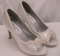 Modern Cinderella, Charmmy Kitty, Iridescent Color, Cute Shoes Heels, White High Heels