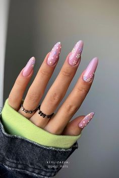 Simple Spring Nails, Inspiration Nails, Easter Nail Designs, Indigo Nails, Spring Nail Designs, Easter Nails, Pastel Nails, Spring Nail, Nail Designs Spring