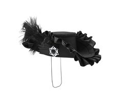 PRICES MAY VARY. SMALL HAT: Mini Buccaneer Tricorn Hat. Featuring matching ribbon, fake feathers, and a tasteful broach. Choose from Black or White mini hat. Party hat stands about 4 inches tall with ribbon trim included and sits offset on the head. Each musketeer hat includes an elastic strap to help keep the hat in place. Pirate fascinator is not a full size but a mini fascinator style cap. Does not fit entire head. Novelty hat is perfect for Pirates, Musketeers, Victorian costume, and Hallowe Adjustable Pirate Hat For Costume, Adjustable Pirate Hat For Costumes, Adjustable Pirate Hat For Party, Adjustable Pirate Party Hats And Headpieces, Buccaneer Pirate, Tiny Hat, Tricorn Hat, Faux Feathers, Novelty Hats