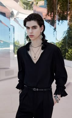 Goth Guy Outfits, Gothic Outfits Men, Goth Mens Fashion, Goth Outfits Men, Goth Summer Outfits, Summer Goth Outfits, Genderqueer Fashion, Masculine Outfits, Goth Fits