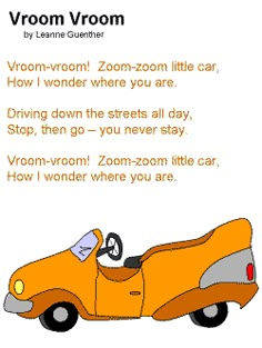 an orange car with the words zoom written on it's front and back side