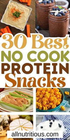 the best no cook protein snacks