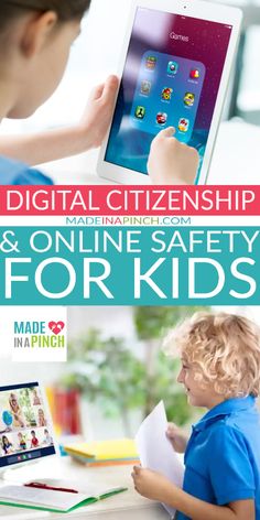 When it comes to raising kids in the digital age, it’s important to teach them about digital citizenship and online safety. With the internet being a vast and sometimes dangerous place, it’s crucial to prepare children to make smart decisions and confidently navigate the online world. Digital citizenship involves teaching children how to use technology responsibly, ethically, and safely. | @made_in_a_pinch #onlinesafetyforkids #parentingguide Online Safety For Kids, Kids Saving Money, Digital Citizenship, Parenting Tools, Surviving Motherhood, Teaching Children, Online Safety, Online World, Parent Resources