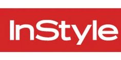 the instyle logo is shown in white on a red background, and it says instyle