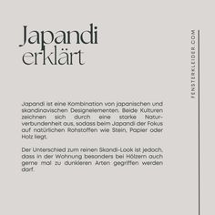 the back cover of an article about japan and its art form, with text on it