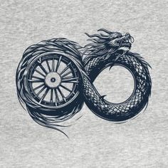 a t - shirt with an image of a dragon on it