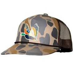 BURLEBO is a brotherhood built in the wild. My father taught my brothers and I that being a true sportsman meant being part of an unbreakable brotherhood. BURLEBO is a combo of the nicknames of my father "BURLEY" and mine growing up "Bo" short for Trey-Bo. BURLEBO was created for those who live wild. Retro Camo Duck Cap Low Profile 5 Panel Snapback Rope Cap Retro Camo Duck Pattern Signature Mallard Embroidery Mallard Embroidery, Duck Pattern, Cowgirl Accessories, Cowboy Outfits, Duck Hunting, Scarf Hat, Mallard, My Father, In The Wild