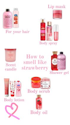 Strawberry Perfume, Sleek Short Hair, Aesthetic Shuffles, Coconut Dream, Clear Glowing Skin, Bath And Body Works Perfume