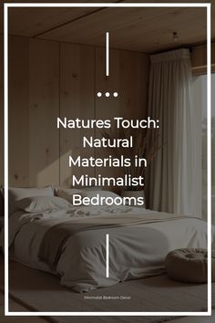 Bedroom interior highlighting natural materials and organic design elements Organic Bedroom, Mindful Living