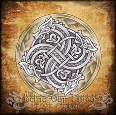 the celtic one ring album cover with an intricate design on it's front and sides