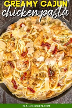 this creamy cajun chicken pasta is an easy and delicious dinner