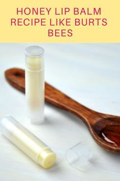 Honey Lip Balm, Lip Scrub Homemade, Lip Scrub Diy, Beeswax Lip Balm