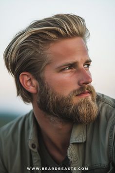 Looking for the perfect beard style? Our guide to 10 timeless beard styles for men will help you find the ideal look that complements your face shape and personal style. Packed with grooming tips and expert advice, this is your go-to resource for achieving a flawless beard. Click to explore and elevate your style today!" #BeardStyles #Beards Latest Beard Styles, Stylish Beards, Blonde Beard, Handsome Bearded Men, Perfect Beard, Gorgeous Guys, Beard Look, Grooming Tips