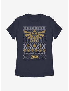 Nintendo Classic, Ugly Holiday Sweater, Doctor Strange Marvel, Disney Pixar Up, Star Wars Christmas, Zelda Art, The Legend Of Zelda, Womens T Shirt, Christmas Pattern