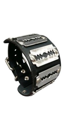 Emo Bracelets, Goth Accessories, Razor Blade, Punk Jewelry, New Rock, Gothic Punk, Dec 7, Punk Goth