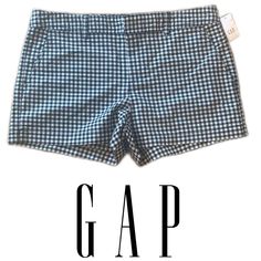 Gap ~ Black/White Gingham Plaid Shorts .. Size ~ 14p Condition ~ Nwt Tags Are As Pictured. .. Measurements Are Approximate And Taken With Garment Lying Flat: Waist ~ 18 In. Inseam ~ 3 In. Rise ~ 10.25 In. .. Fitted Plaid Cotton Shorts, Gingham Bottoms With Pockets, Short Style, Gingham Boxer Shorts, Red Gingham Boxer Shorts, Plaid High-waisted Cotton Shorts, Gingham Shorts, Poshmark Finds, Thrift Inspo, Gap Shorts