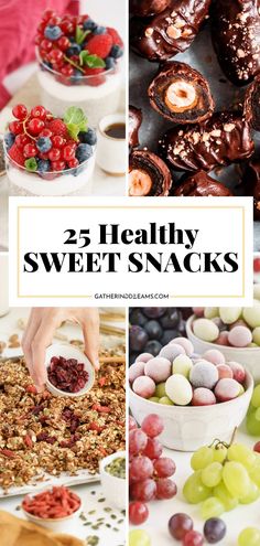 healthy sweet snacks that are easy to make