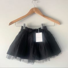 Short Black Tutu Skirt By Emile Et Ida. In Wide, Short Shape. Size: 4 And 8 Years Nwt Measurements Available With Request Cute Black Summer Skirt, Cute Black Bottoms For Party, Cute Black Party Skirt, Casual Mini Tulle Skirt, Cute Black Mini Skirt For Spring, Casual Tulle Mini Skirt, Cute Black Mini Skirt, Black Tutu Skirt, Black Tutu