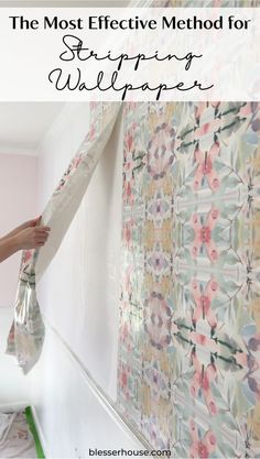 the most effective method for wrapping wallpaper