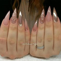 Stilleto Nails Designs, Pointy Nails, Stiletto Nail Art, Fall Nail Art Designs, Stiletto Nails Designs, Wedding Nails Design, Nail Art Wedding, Fall Nail Art, Fall Nail Designs