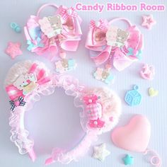 Accessories Moodboard, Kawaii Accessories, Sugar Cookie, Hair, Kawaii