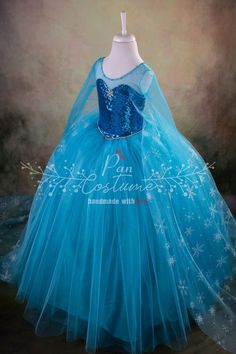 Blue Fairytale Princess Dress For Dress-up, Blue Fairytale Wedding Gown, Blue Princess Style Party Dress, Blue Princess Gown For Party, Blue Princess Style Party Gown, Princess Style Ball Gown For Pageant, Blue Princess Gown For Wedding, Princess Style Blue Gown For Party, Princess Style Blue Gown For Wedding