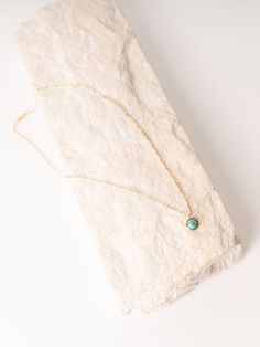 Turquoise symbolizes protection and strength and is considered a stone of great wisdom, encouraging people to learn from their mistakes, silence their inner critics, and move on. This delicate 16" brass chain holds an 8mm turquoise stone and is a beautiful piece to wear alone or layer. Each stone will have a unique pattern and color. Size: 16" chain. 8mm stone.Materials: Brass and Turquoise. Based in Bozeman, Montana, Commonform combines a love of creation and gift-giving to produce gorgeous, one-of-a-kind hand-made pieces. Bozeman Montana, Ski Girl, Curated Gift Boxes, 5 Gifts, 50th Gifts, Curated Gifts, Move On, Brass Chain, Stationery Notebook