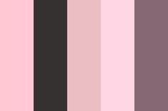 the color pink and black is very similar to each other in this image, but it's different shades