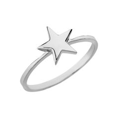 Description: 925 Sterling Silver Star Stackable Ring All Sizes Item No.: M964* Metal Type: .925 Sterling Silver With Stamped 925 Metal Color: Silver Finish: Type Of Stone: No Stone Band Thickness (Depth): 0.04" (1.016 Mm) Band Height : 0.05" (1.27 Mm) Star Height (Average) : 0.35" (8.89 Mm) Star Width (Average) : 0.35" (8.89 Mm) Brand New Note: This Item Is Made To Order. Might Take 3-5 Days To Be Shipped. Classic Silver Star Shaped Rings, Classic Silver Star-shaped Jewelry, Sterling Silver Stackable Star Rings, Silver Star-shaped Stackable Rings In Sterling Silver, Minimalist Silver Star Ring, Sterling Silver Star-shaped Rings, Shine Jewelry, Stackable Jewelry, Diamond Gift