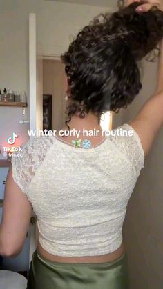 Winter Curly Hair, Mixed Curly Hair, Curly Hair Tutorial, Curly Hair Extensions, Curly Hair Styles Easy