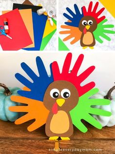 paper turkey craft for kids to make