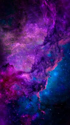 purple and blue space filled with stars