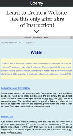 the website for water conservation is displayed in this screenshote image, which shows how it