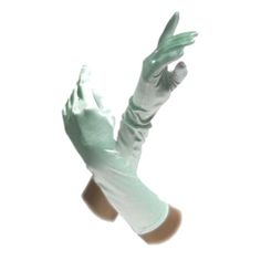 Look classy and elegant with these 14.75" opera gloves! There's a color to match with every outfit and they're perfect for parties and all sorts of occasions, whether it be a fancy dinner party, a fun costume design, or a special event. You'll be the toast of the party, the belle of the ball, the center of attention with these gloves!One Size Fits Most. Length measures from wrist and up the arm. Polyester with satin look and feel. PLEASE NOTE: The shiny polyester material of the gloves will caus Princess Gloves, Green Princess, Fancy Dinner Party, Quince Ideas, Look Classy, Princess Tiana