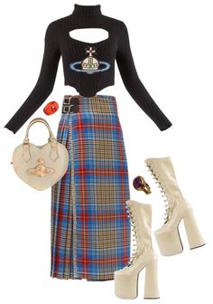 Vivienne Westwood Clothes, Vivienne Westwood Dress, Basket Style, Victoria Secrets, Mode Inspo, Outfit Shoplook, Disneyland Paris, Dream Clothes, Punk Fashion