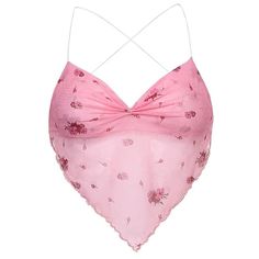 Y2K Pink Scarf Top Winx Halloween, Ugc Idea, Fashion Tiktok, Backless Halter Top, Y2k Crop Top, Womens Halter Tops, Women Flower, Backless Crop Top, Scarf Top