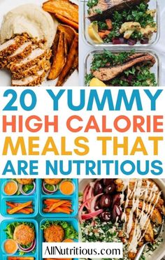 20 yummy high calorie meals that are nutritious to eat for lunch