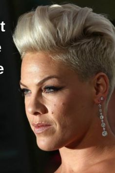 Pompadore Women Short, P Nk Hairstyles, Pink Haircut Singer 2023, Pinks Hairstyles Singer 2023, Singer Pink Hairstyles, P!nk Makeup, Pink’s Hairstyles Singer, Pink’s Haircut Singer, Pink's Hair