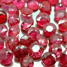 Love me some loose rubies. :) Blood Ruby, Symmetrical Pattern, Burmese Ruby, Virtuous Woman, Ruby Birthstone, Ruby Crystal, Faceted Gems, Ruby Stone, Blood Red