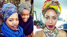 45 HEAD WRAP STYLES FOR THE LONG, SHORT, AND LOC'D Long Hair Girl, Hair Journey, Turbans, Bad Hair