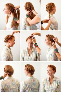 Take those Halloween costumes from zero to hero. Braids For Hot Weather, Octoberfest Hair Styles, Ren Fair Hair, French Braid Crown, Work Hair, 2024 Inspiration, Hair Things, Peinados Fáciles Para Cabello Corto, Crown Braid