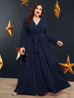 Plus Size Evening Gown Special Occasions, Plus Size Gowns With Sleeves, October Wedding Guest Dress, Plus Size Evening Gown, Lil Black Dress, Long Summer Dresses Maxi, Evening Gowns With Sleeves, Plus Size Gowns, Plus Size Cocktail Dresses