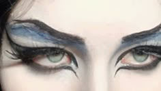 #gothmakeup #tradgoth #blue #goth #deathrock Blue Trad Goth Makeup, Blue Goth Aesthetic, Blue Goth Makeup, Space Goth, Trad Goth Makeup, Rock Makeup, Trad Goth, Ethereal Makeup, Goth Beauty