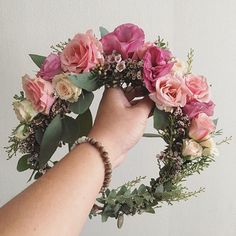 Flower Crown Bar, Bohemian Flower Crown, Silk Flower Crown, Hair Color Idea, Baby Flower Crown, Crown Aesthetic, Boho Flower Crown