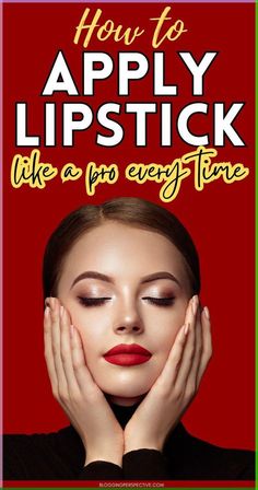 Lipstick Application Tips, Lipstick Tips, Perfect Lipstick Shade, Lipstick Application, Apply Lipstick, Lipstick Hacks, Lipstick Tutorial, Beautiful Eyebrows, Perfect Lipstick