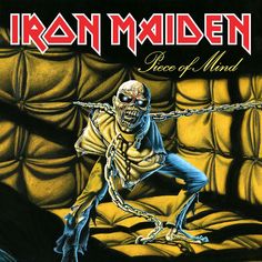 iron maiden - piece of mind cd cover artwork by steve mcraey and john mccreach