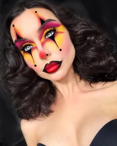 Beautiful Halloween Makeup, Maquillage Yeux Cut Crease, Uhyggelig Halloween, Drag Make-up, Halloween Makeup Diy