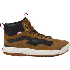 Vans Ultrarange Exo HI MTE-1 Shoe Waterproof Brown Low-top Sneakers, Waterproof Sneakers For Fall Streetwear, Winter Sports Functional Sneakers, Functional Winter Sports Sneakers, Casual High-top Hiking Boots For Winter, Casual High-top Sports Boots, Streetwear High-top Sneakers With Round Toe, Winter Sneakers With White Sole And Round Toe, Brown Suede Sneakers For Outdoor Activities