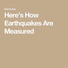 Here’s How Earthquakes Are Measured Dance Movies, Video Graphics, Subscription Gifts, Sports Business, Book Lists, Scientists, The Earth, Confidence